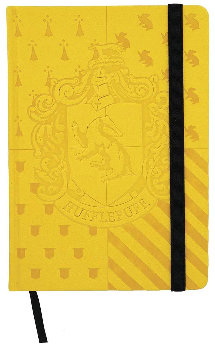Journal relié Poufsouffle jaune Harry Potter Carnet de notes couverture rigide 48291 - 3