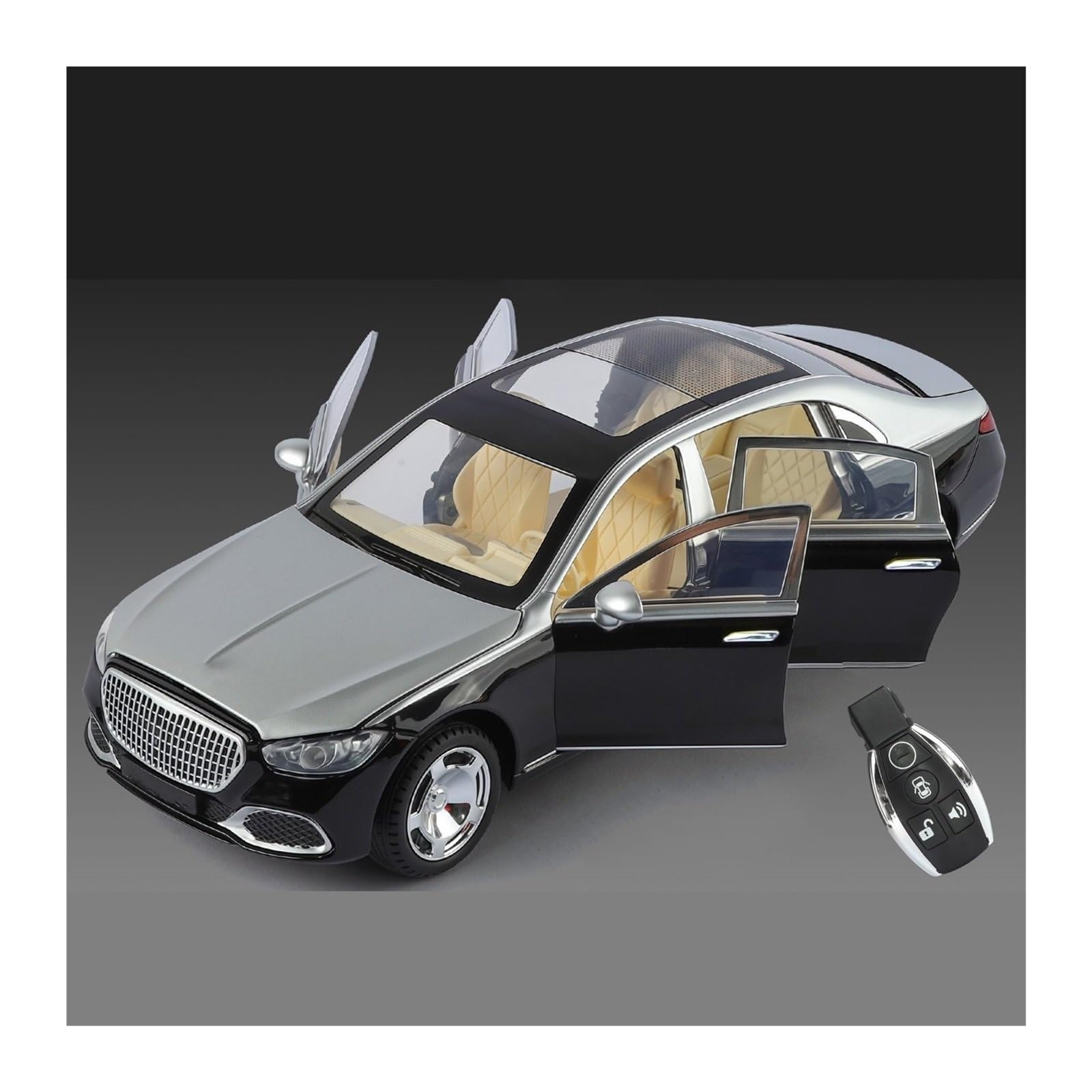 Modellauto Automodell 1:24 Für Maybach S680 Modellauto Aus Zinkdruckguss Modellfahrzeuge(C)
