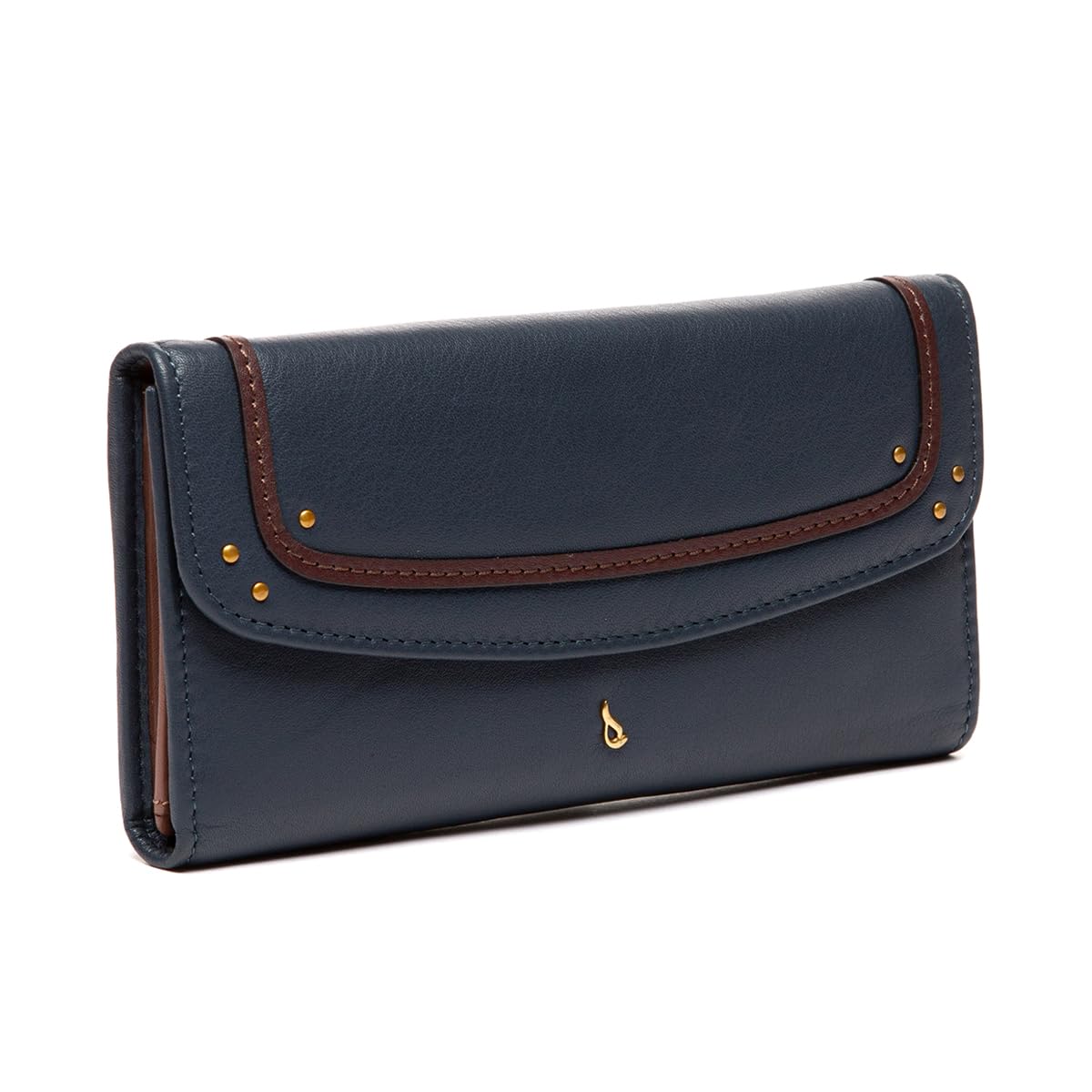 Abbacino Cartera Grande en Piel Azul Azules