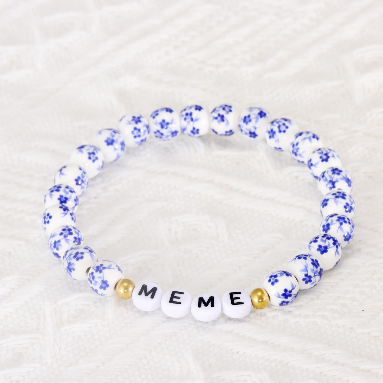 HUTIMY Gifts for Meme Birthday Women Italian Cute Grandmother Mothers Day Bracelet Meme Jewelry
