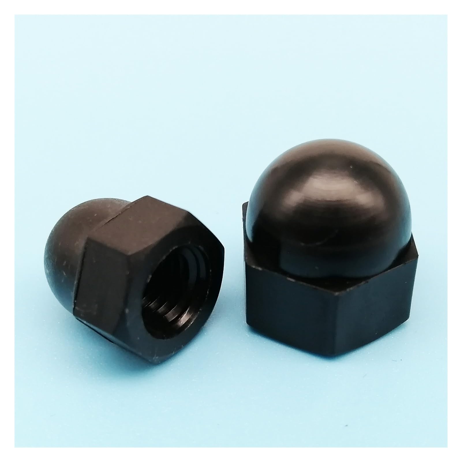 50/100 x M2 M 2,5 M3 M4 M5 M6 M8 M10 M12 Weiß Schwarz Kunststoff Nylon