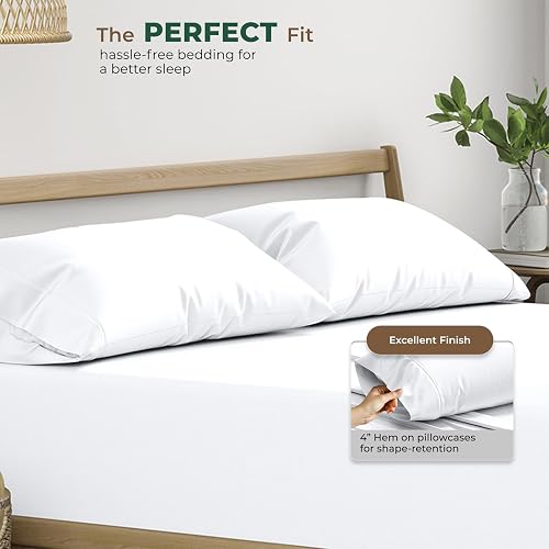 THREAD SPREAD Cotton Percale Sheet Set - Thumbnail 4