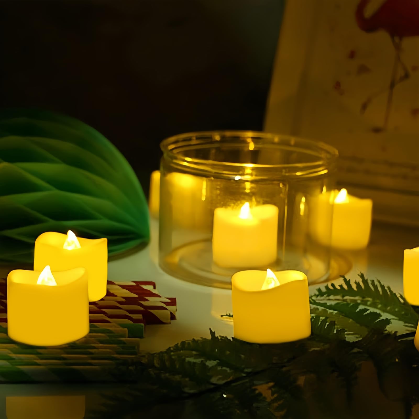MOZC Candele LED Ricaricabili Con Telecomando E Timer – 3 Pezzi Effetto Cera Grigia
