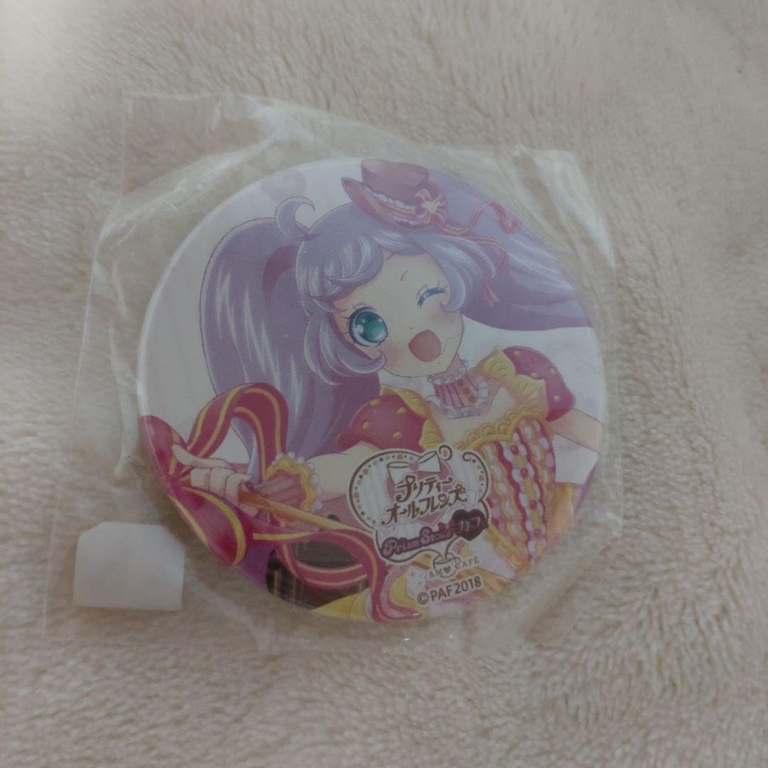 プリパラ プリティーオールフレンズ カフェ 真中らぁら 缶バッジ バレンタイン プリティーオールフレンズ 真中らぁら バレンタイン AMOカフェ