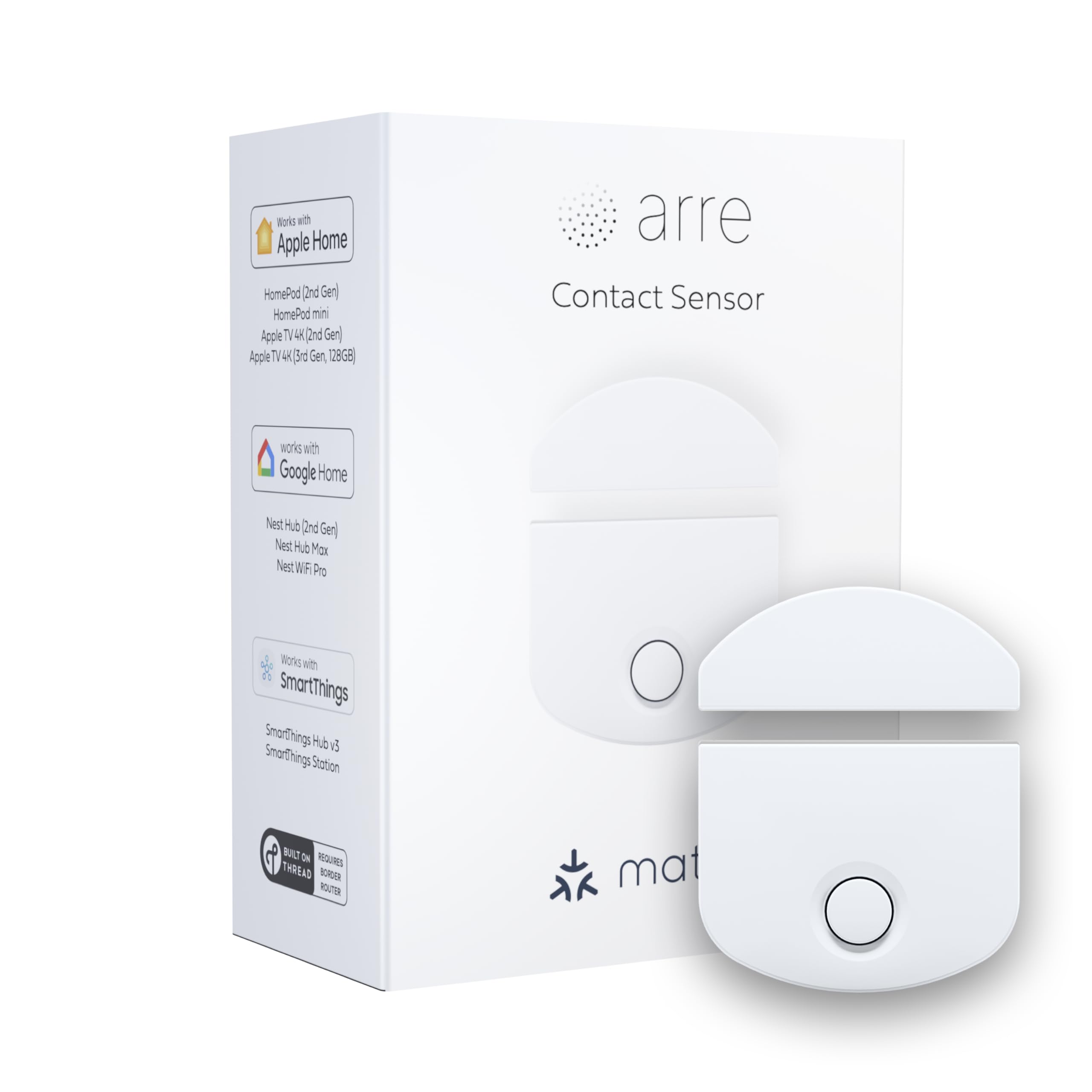 Contact Sensor with Matter & Thread Support, Control Smart Home Accessories, Works with