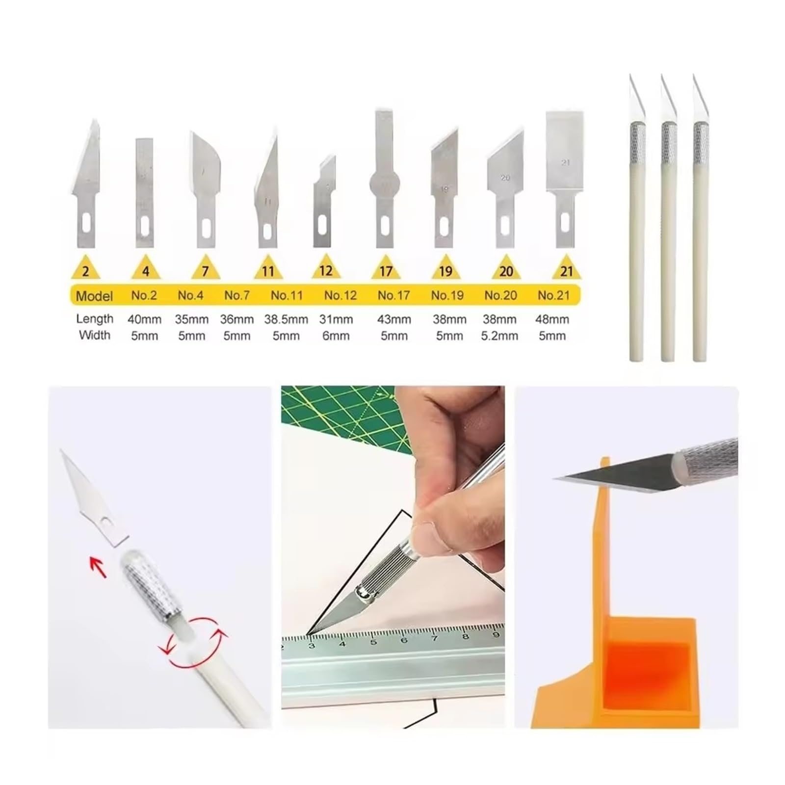 Kit d'outils d'imprimante 3D for nettoyeur de buses, pincettes, outils gravure for l'entretien(Flush Cutter)