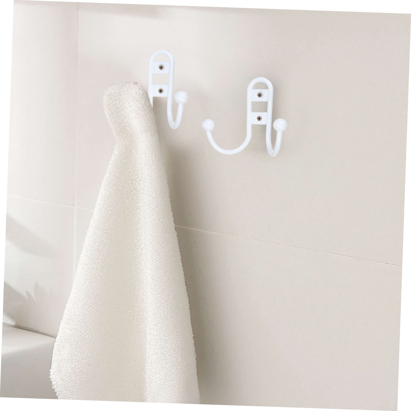 VASDEV 6 ganchos de baño vintage, perchas de metal, ganchos para percheros, perchas resistentes para ropa, colgador de pared, gancho para toallas, ganchos resistentes, ganchos para ropa,