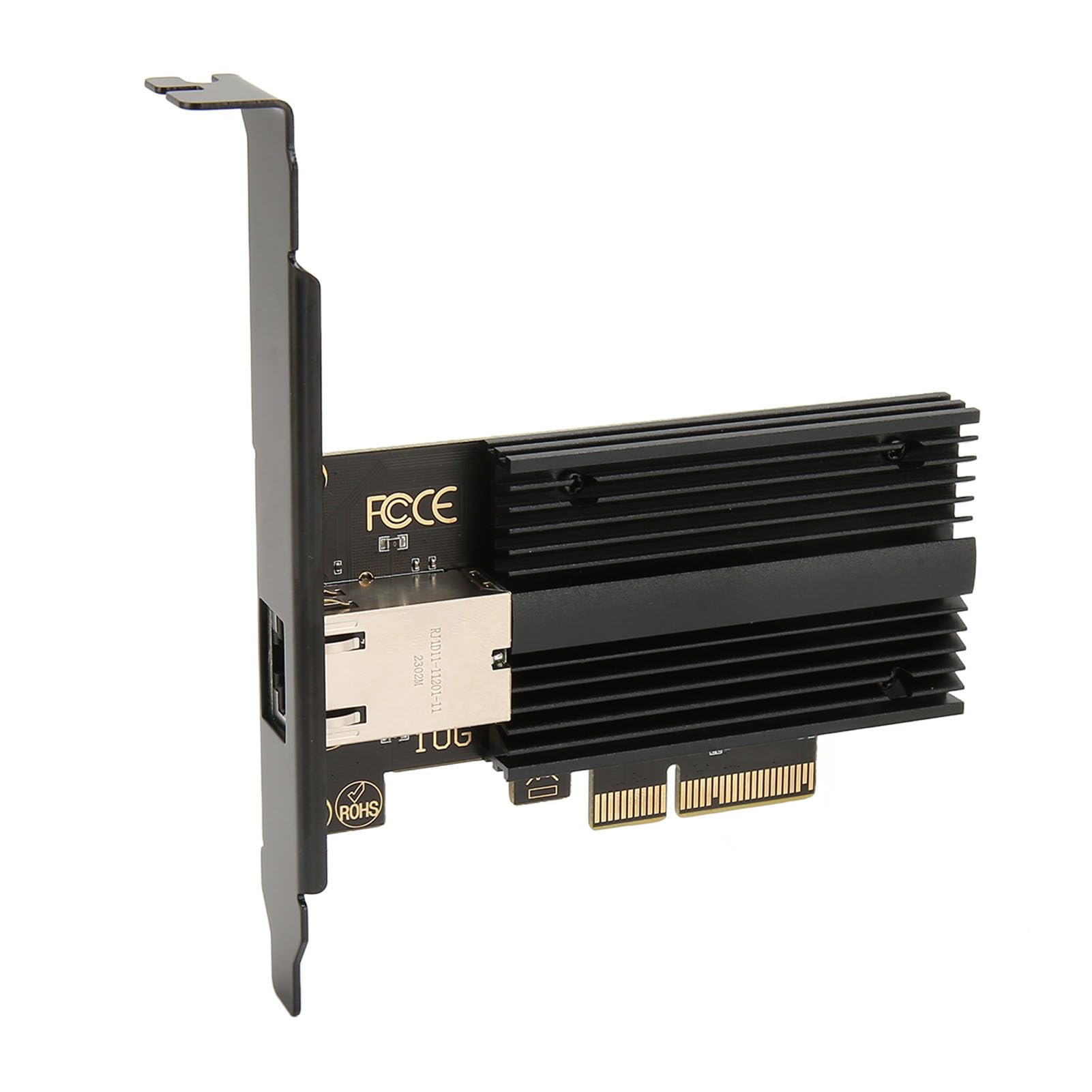 Scheda di Lavoro Scheda PCIe 10GScheda A10G Convergente Ethernet, PCIe A Porta Singola 10G AQC113C Convergente Ethernet Multifunzionale A per Barra Internet da Ufficio