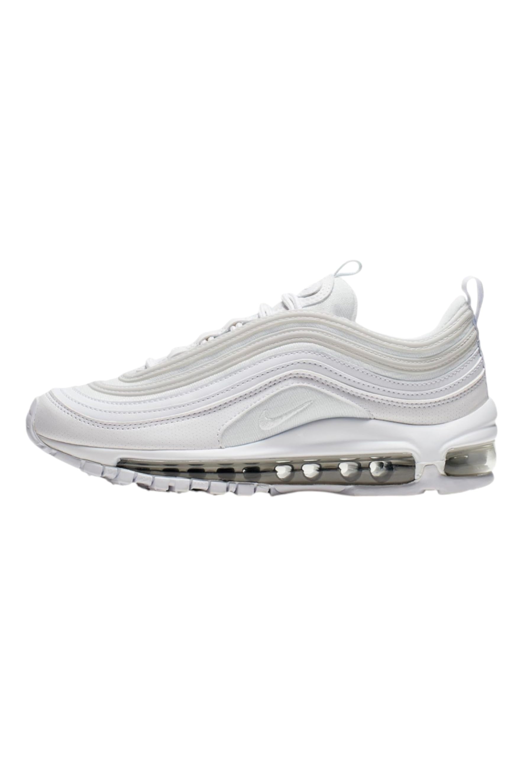 NIKE Air MAX 97 (GS) Athletics Shoes, Children, White (White/White/Metallic Silver 000), 36.5 EU (4 UK)