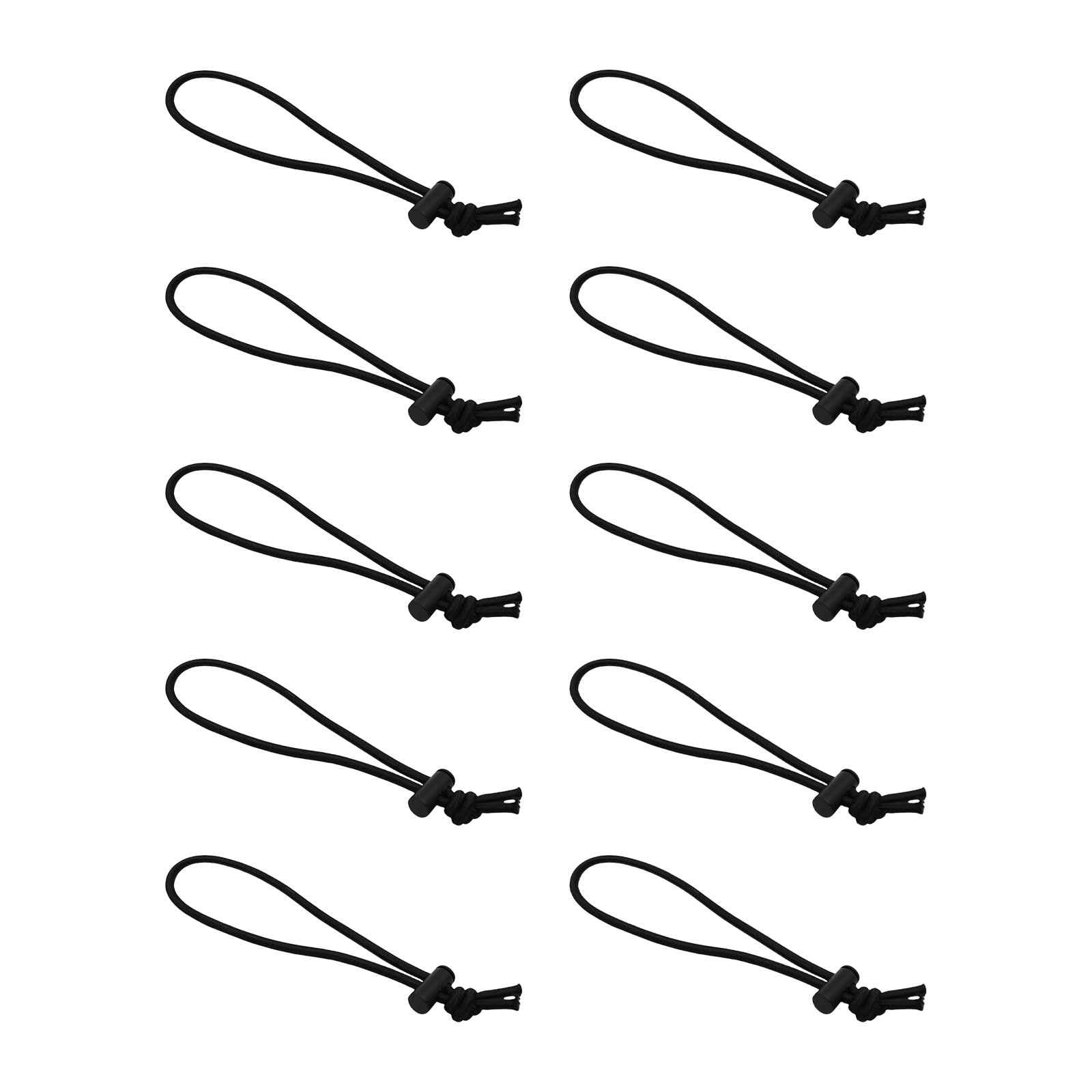 10Pcs Tent Fix Rope Bungee Strap for Tents Canopy Camping Luggage Bungee Cord Elastic String Canopy Tent Tie Down Strap Flexible Securing Rope
