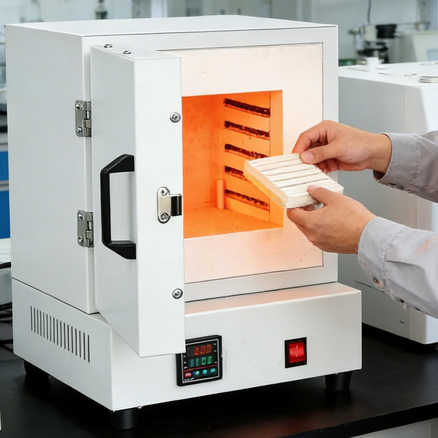 Piec stołowy 1500 W do odlewania biżuterii, segmentowa kontrola temperatury do projektów topienia i odlewania metalu, idealny do form gipsowych i mini obróbki metali