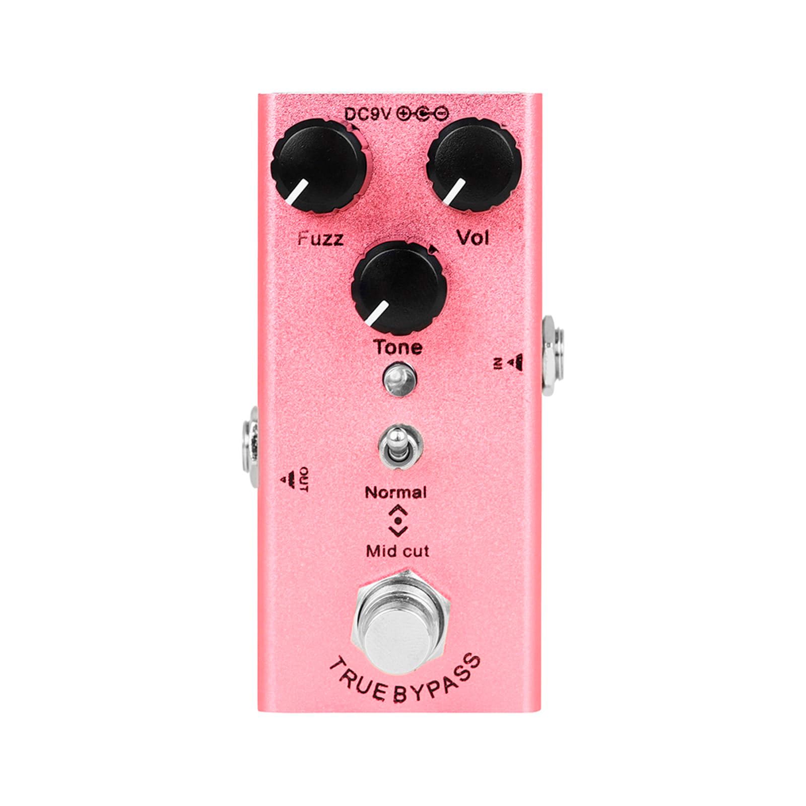 Nawwgy Guitar Effects Pedal Distortion Delay Choruses Tremolo Digital Overdrive Effect Pedal Replacement for Electric Guitars Mini Electric Effector Electric bass Fuzz Fuzz Noise Reduction