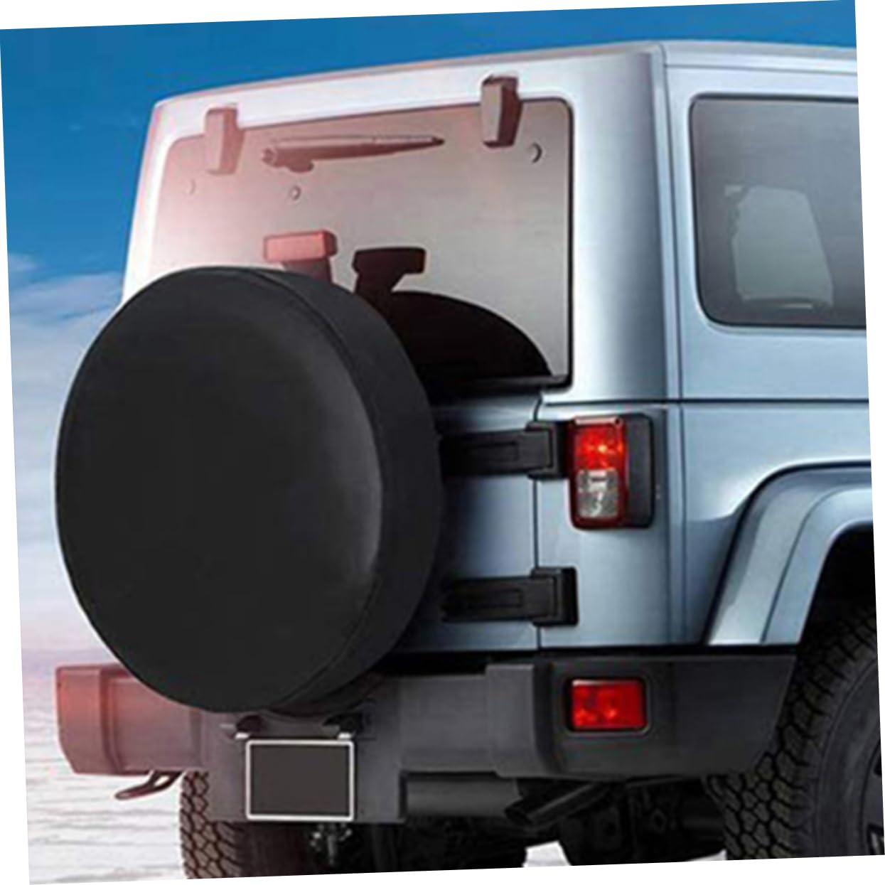 PartyKindom 2piezas Fundas para Neumáticos De Coche De Repuesto Cubiertas Protectoras De PVC para Neumáticos para Camping y Autocaravanas