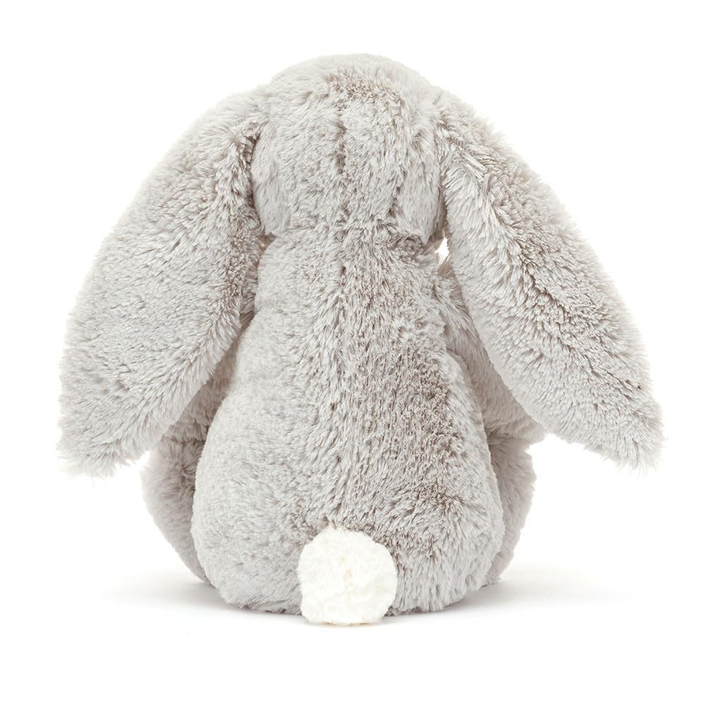 新品　ジェリーキャット　バシュフル　バニー　シルバー　M グレー　うさぎ　ウサギ Amazon.co.jp: JellyCatのシルバーグレーのバニー「ブルーム