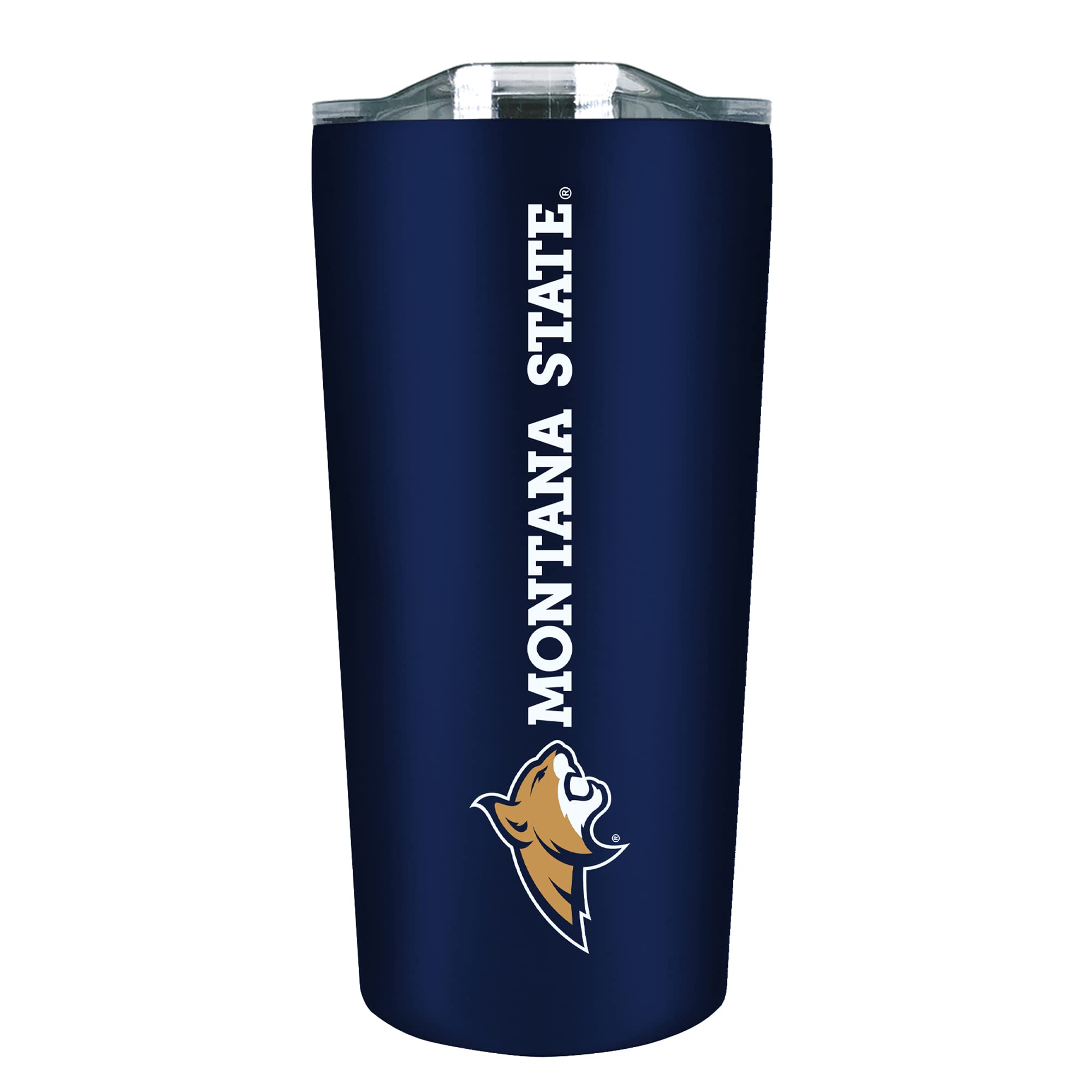 The Fanatic Group Montana State University Double Walled Soft Touch Tumbler, Design-1 - Navy