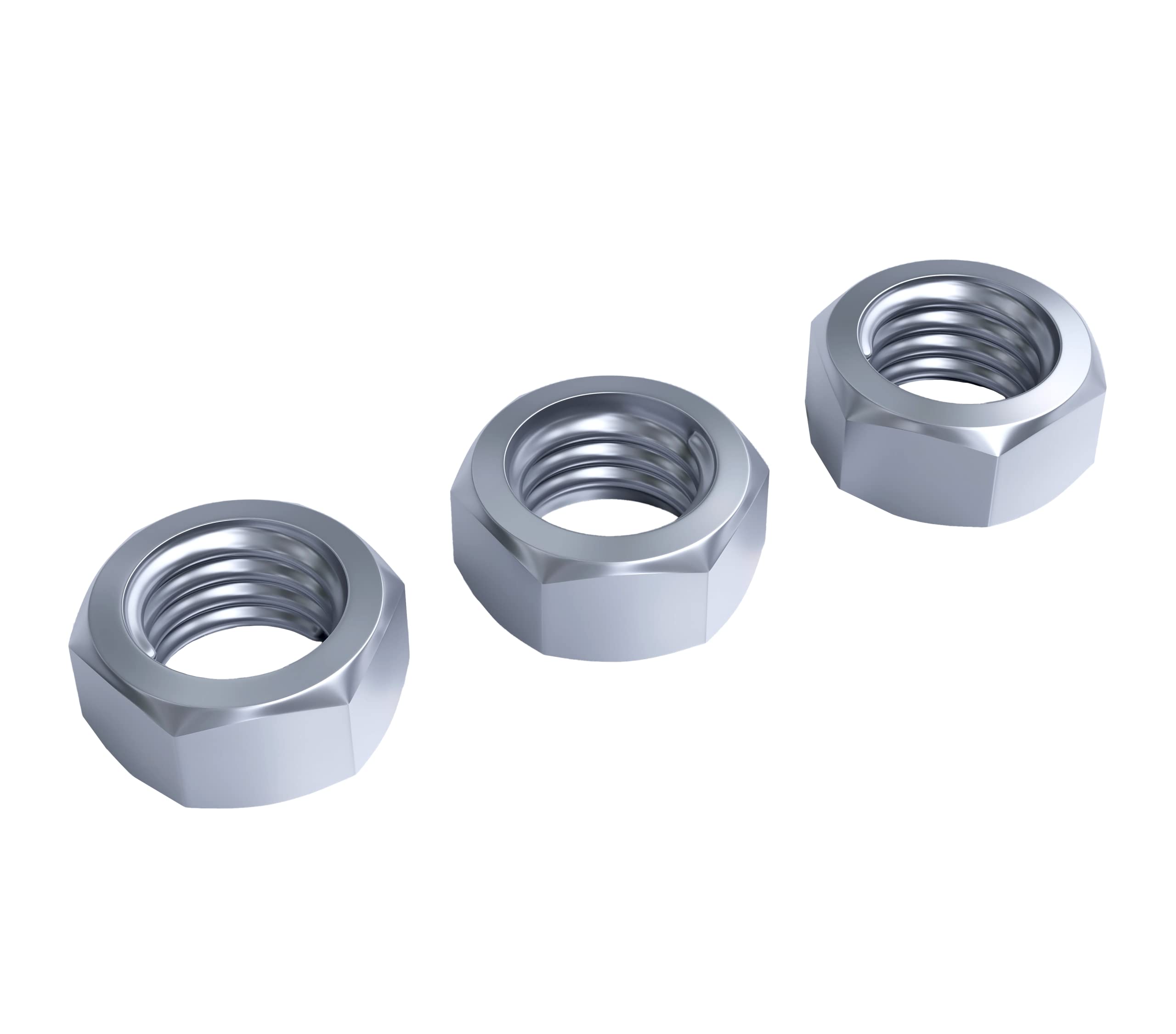 20 Écrous Hexagonaux Acier Inoxydable 1/4" - Pour Filetage Appareil Photo, Trépieds, Télescopes