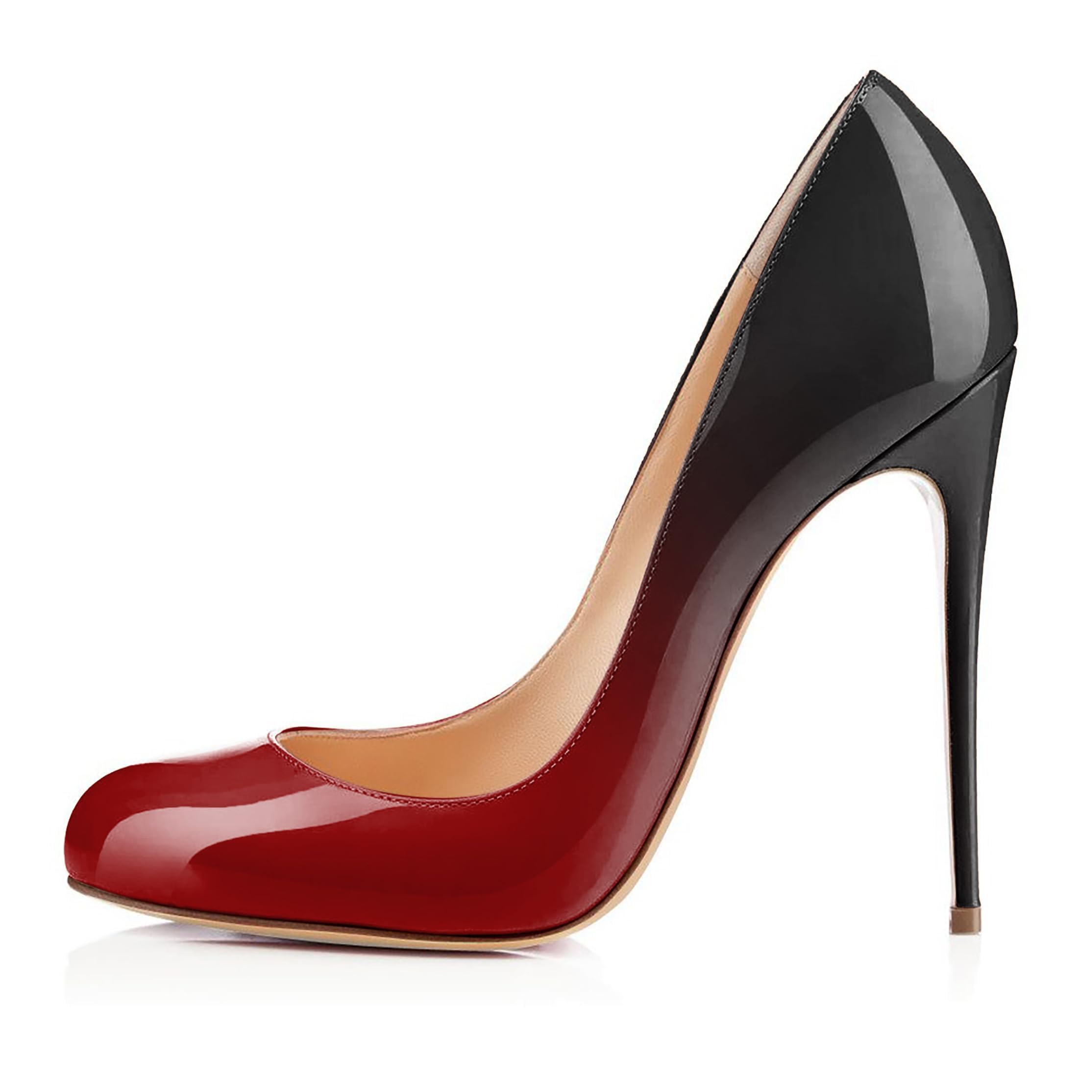 EDEFS Klassische Damen Pumps Spitz 9cm Absatz Lack Slingback