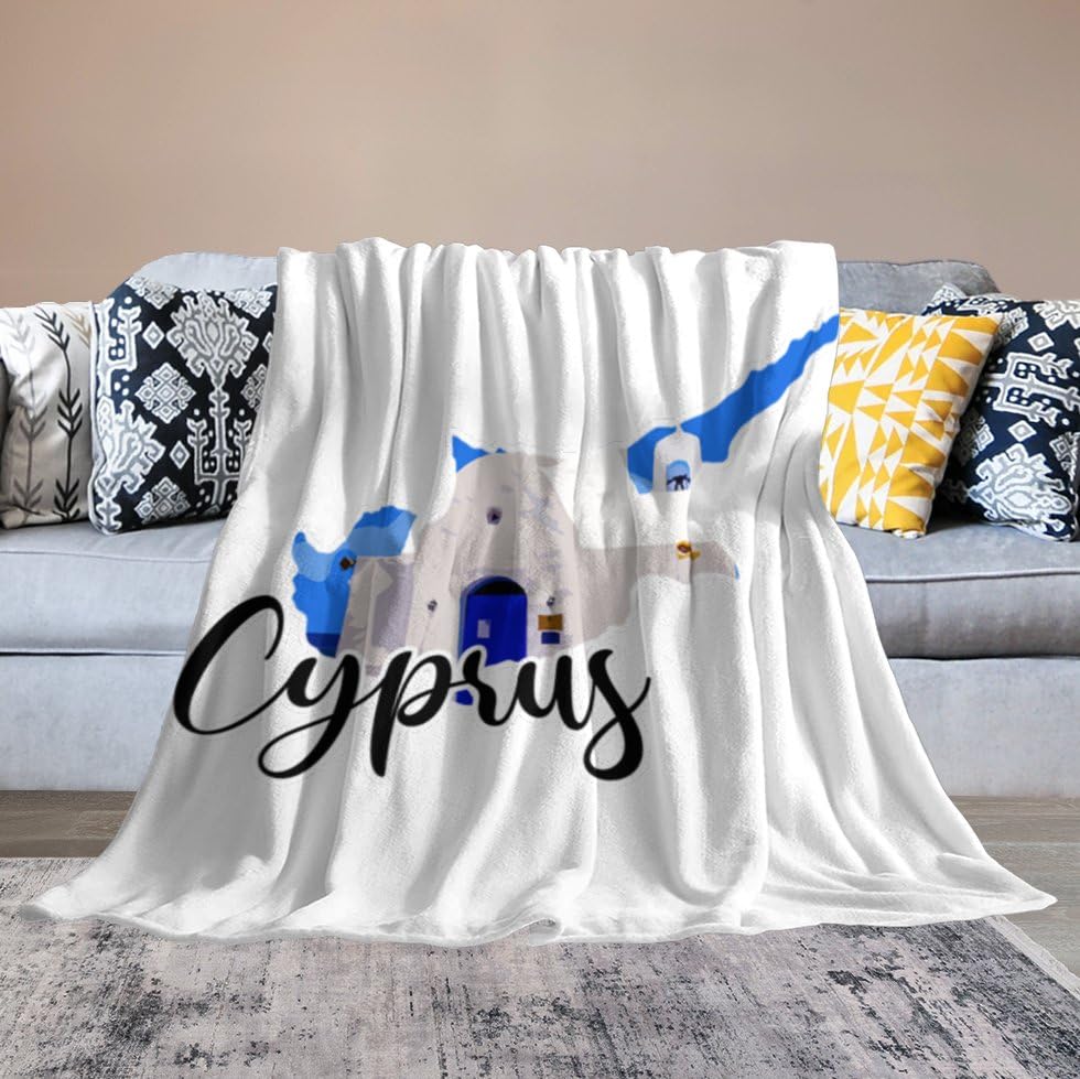 Couverture en peluche Chypre 177x203 cm en flanelle supérieure