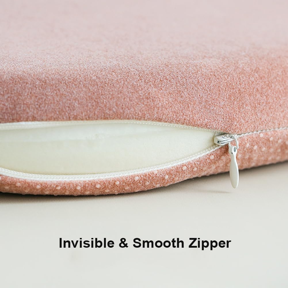 Genérico Cojines para sillas: cojín Redondo de Espuma viscoelástica de 35,5 cm (14"), Antideslizante y extraíble con Cremallera Oculta, Ideal para Mayor Comodidad en sillas de Ruedas, taburetes y SIL