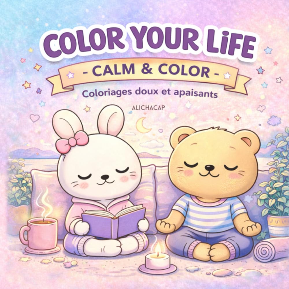 COLOR YOUR LIFE - CALM & COLOR: Coloriages doux et apaisants