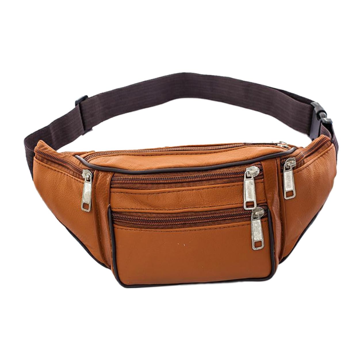 Riñonera para Hombre de Pu Amarilla, Diseño Vintage y Elegante