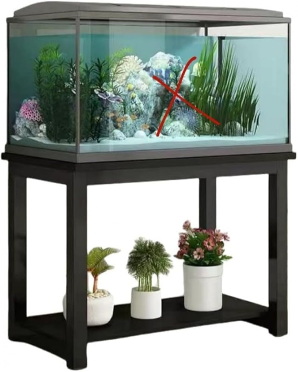 Amazon.co.jp: GEBYUI 強靭水槽スタンド 高耐荷重水槽台兼収納