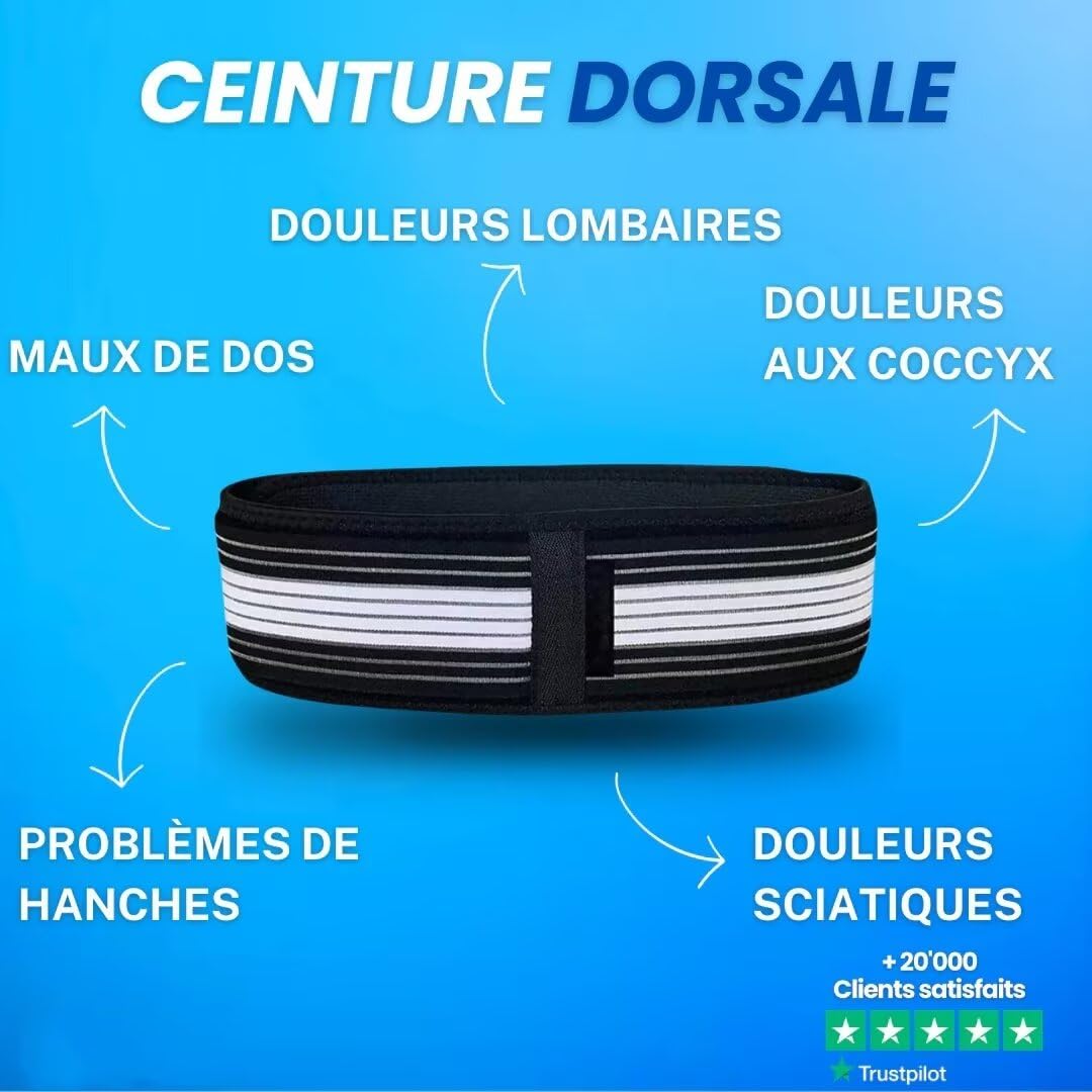 Sameo Ceinture Dorsale Soulage les maux de dos et la sciatique