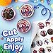 30 x Edible Cupcake Toppers - Red Spider Themed Collection of Edible Cake Decorations