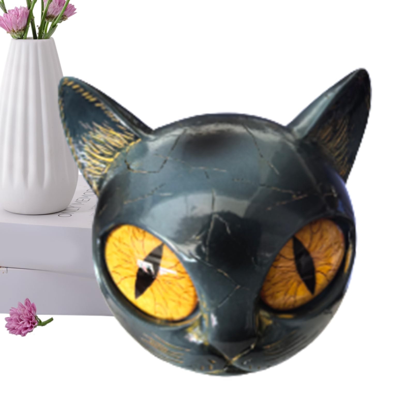 Statue chat noir moderne : une œuvre d'art raffinée pour sublimer votre décoration d'intérieur