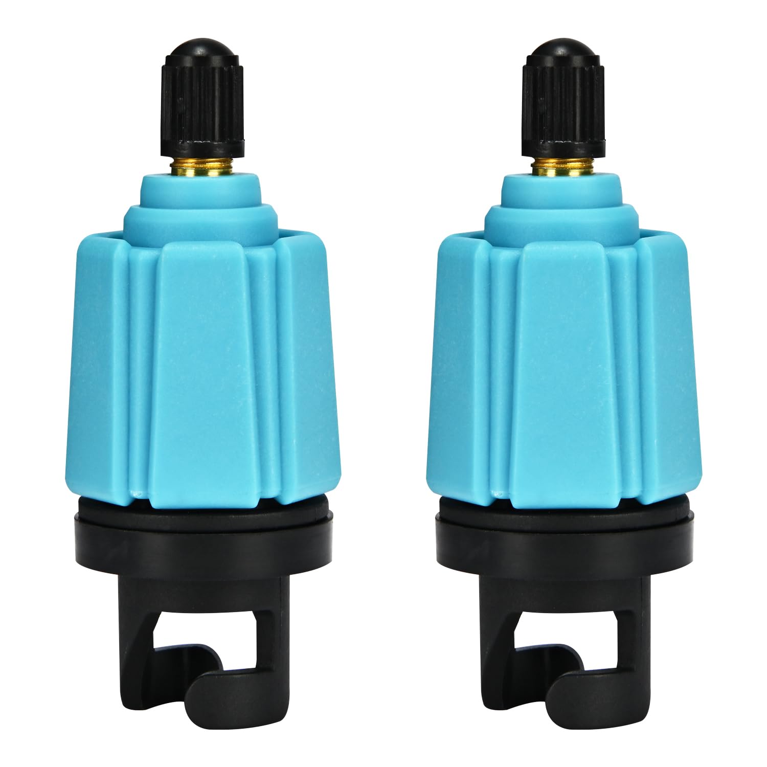 2Pcs Inflatable Boat SUP Pump Adapter, Paddle Board Accessories?Sturdy SUP Air Premium Conventional Air Adapter, for Inflatable Boat, Paddleboard and Kayak. (Light Blue)