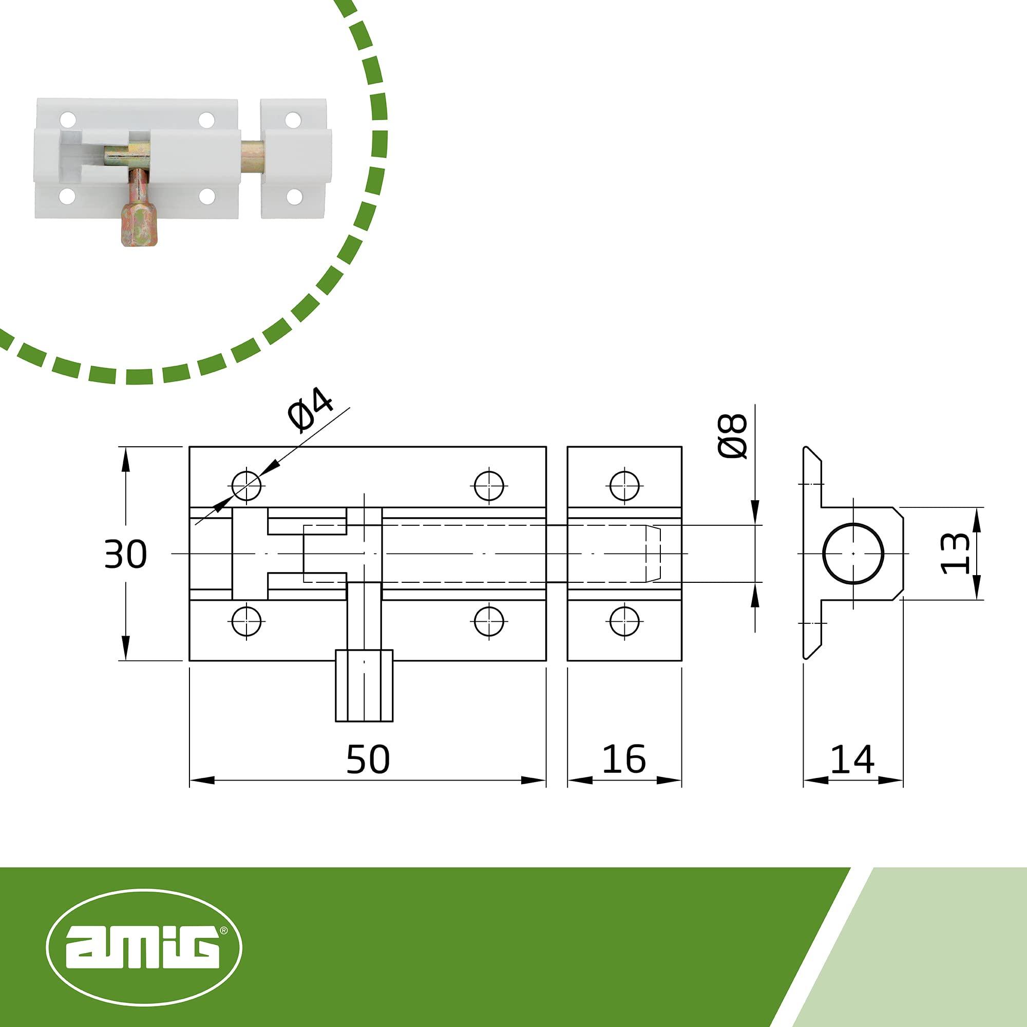 Arne & Bodil binnendeur ABS204 wit afgelakt