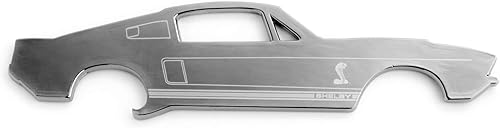 Shelby Cobra Snake 1967 Ford Shelby GT500 Abrebotellas Meaures 5 x 1.25 pulgadas Hecho de níquel sólido Grabado con láser Doble cara