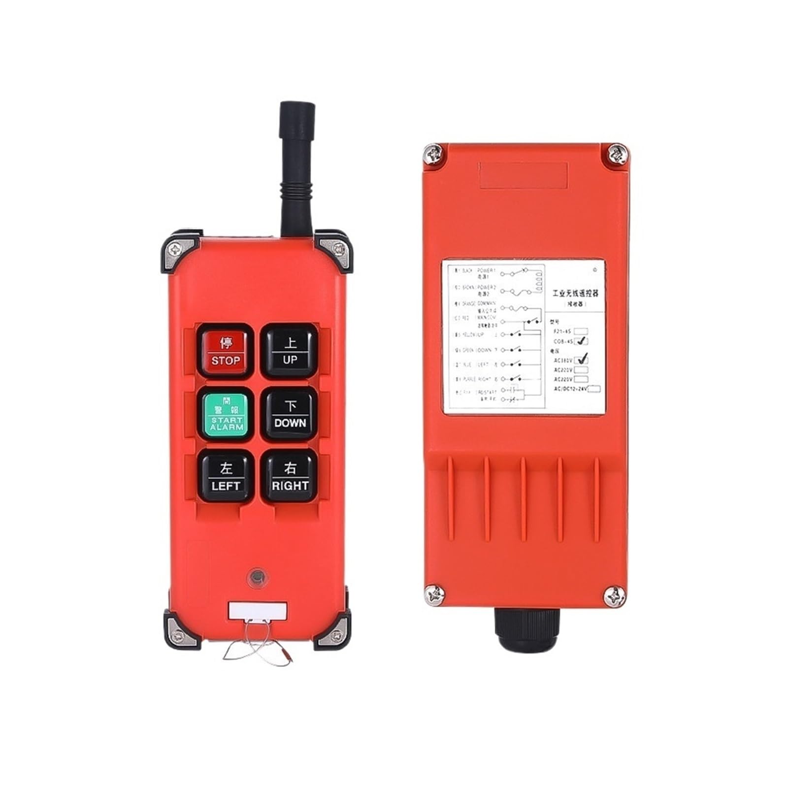 Télécommande industrielle F21-4S 36VAC pour sécuriser le levage de grue