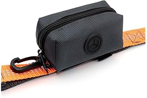 SLSON Pet Waste Bag Dispenser Zippered Pouch for Dog Leash