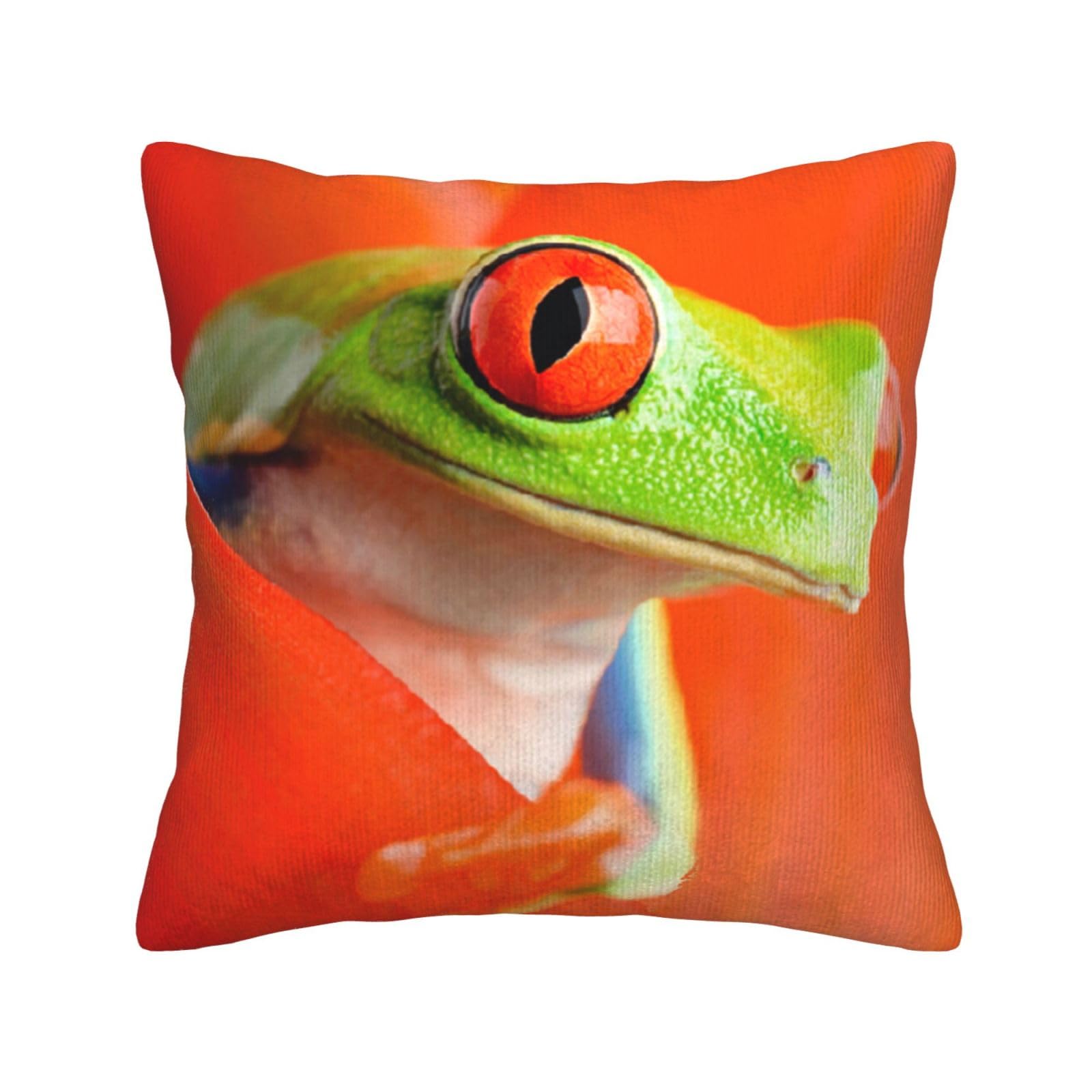 Housses de coussin velours côtelé rouge pour un salon cocooning