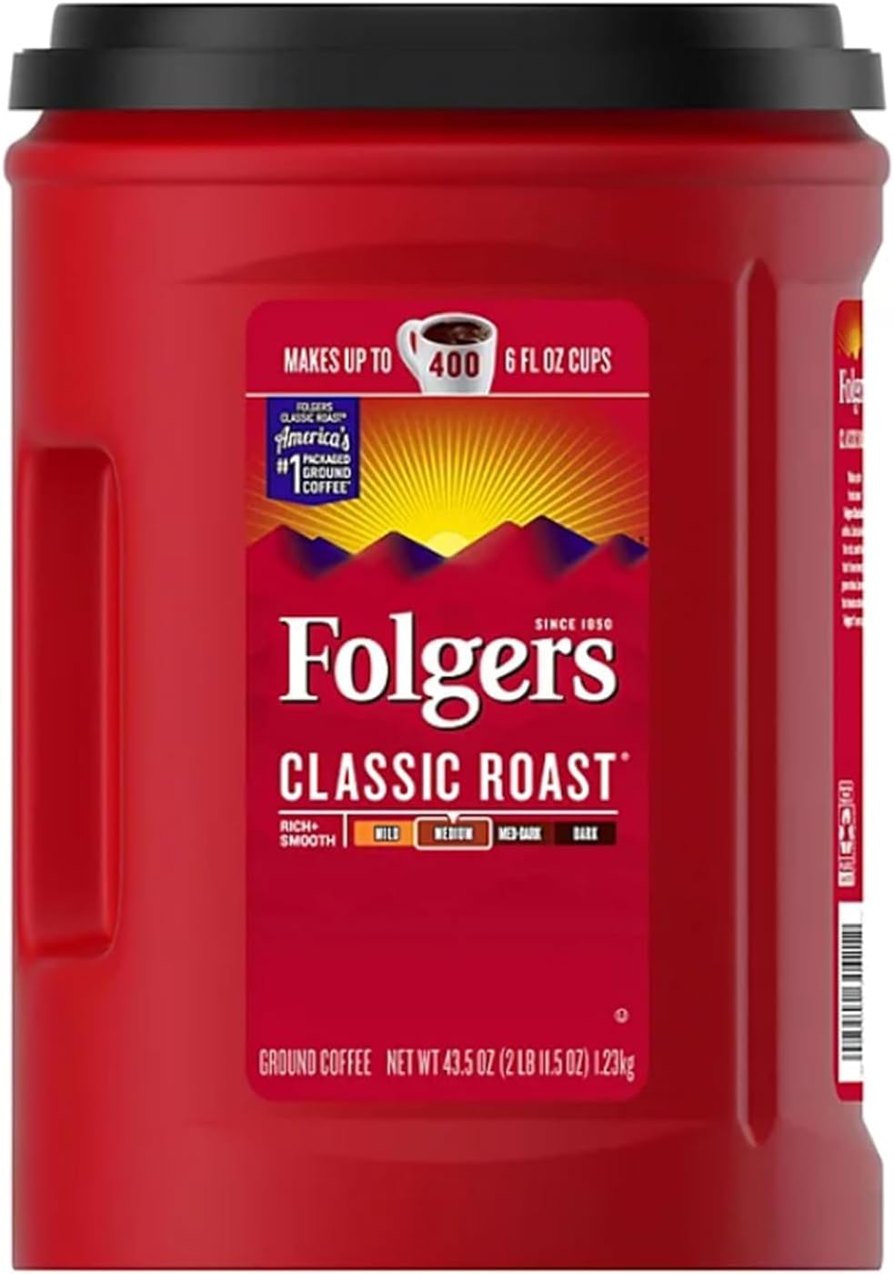 Classic Medium Roast Ground Coffee 1.23 kg Makes up to 400 Cups