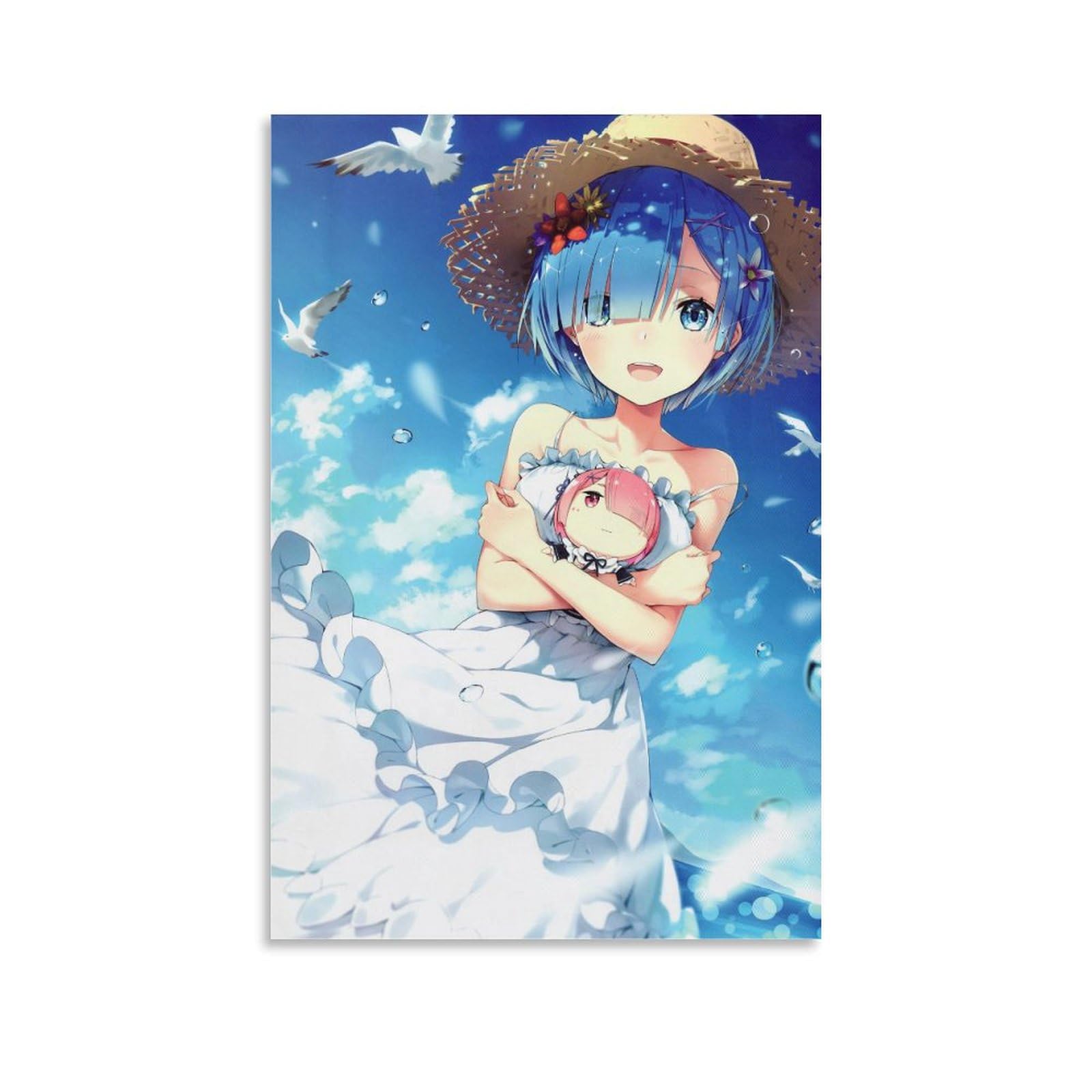 Amazon.co.jp: リゼロ レム ポスター アートパネル 絵画 壁掛け アート