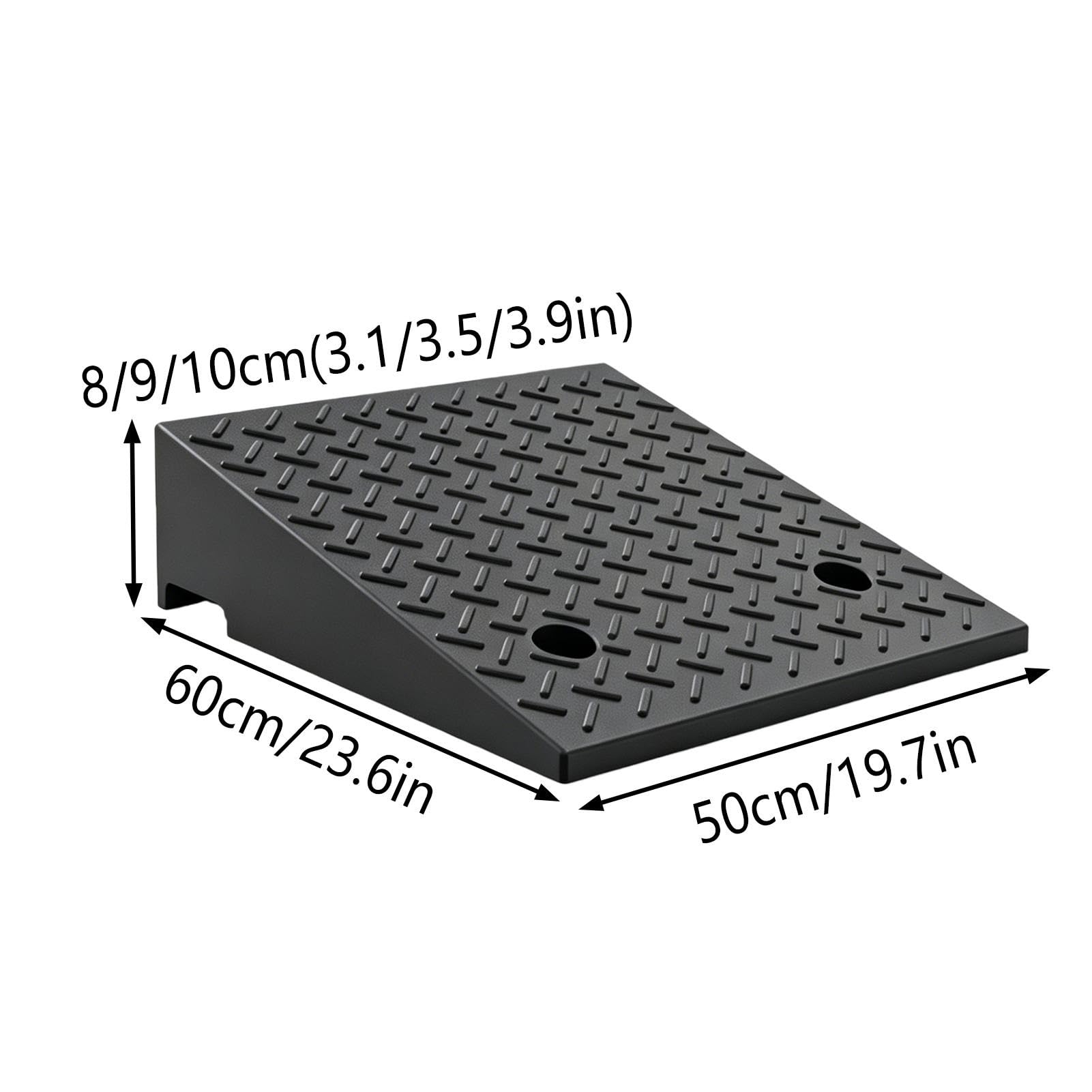 Rampa para Coche de Altura de 8-10 cm Rampa de Pendiente 500kg Toneladas