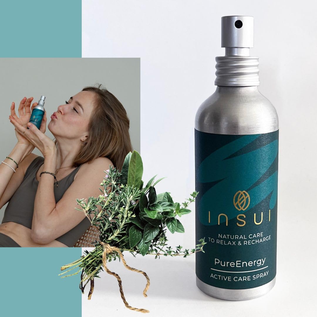 Natürliches Körperspray für Sport und Verspannungen, Schnelle Regeneration, Entspannt Arme und Beine, Frischer Duft (wie Sauna) aus Bayern, 100 ml silber