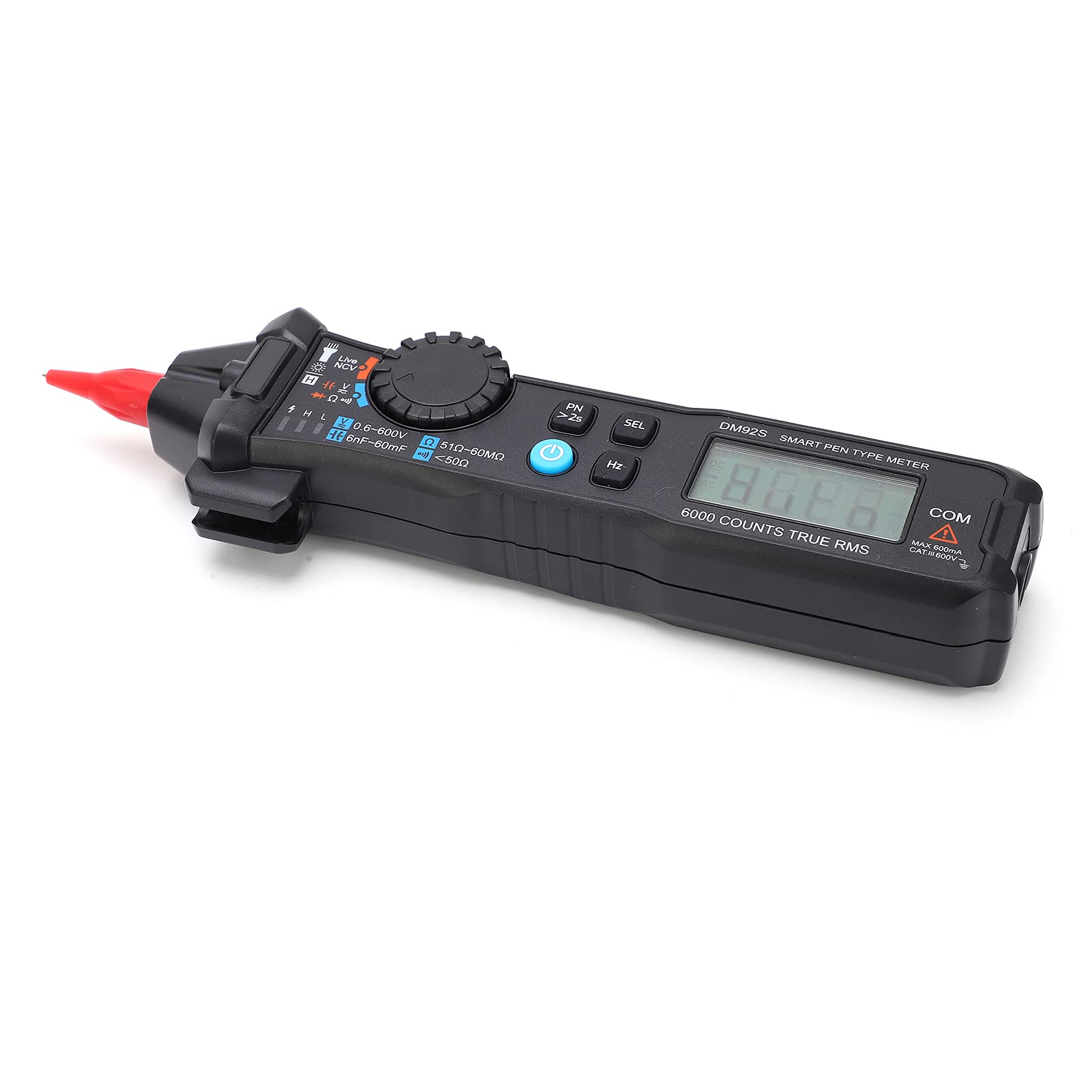 Multimètre Numérique DM92S, Testeur LCD de Haute Précision pour électriciens à Usage Domestique, 5999 Points