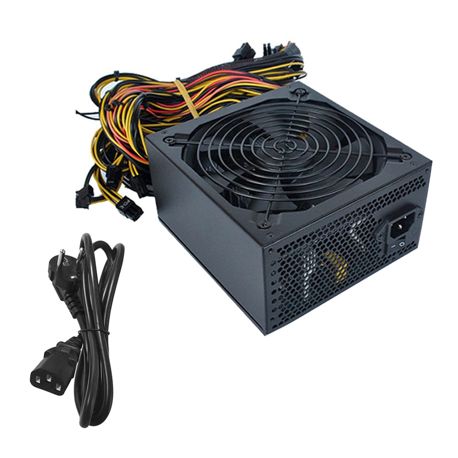 PRIFO1800W 180V-240V ATX ETH Bitcoin Mining Power Supply 95% Efficiency Support 8 Display Cards GPU For BTC Bitcoin Miner