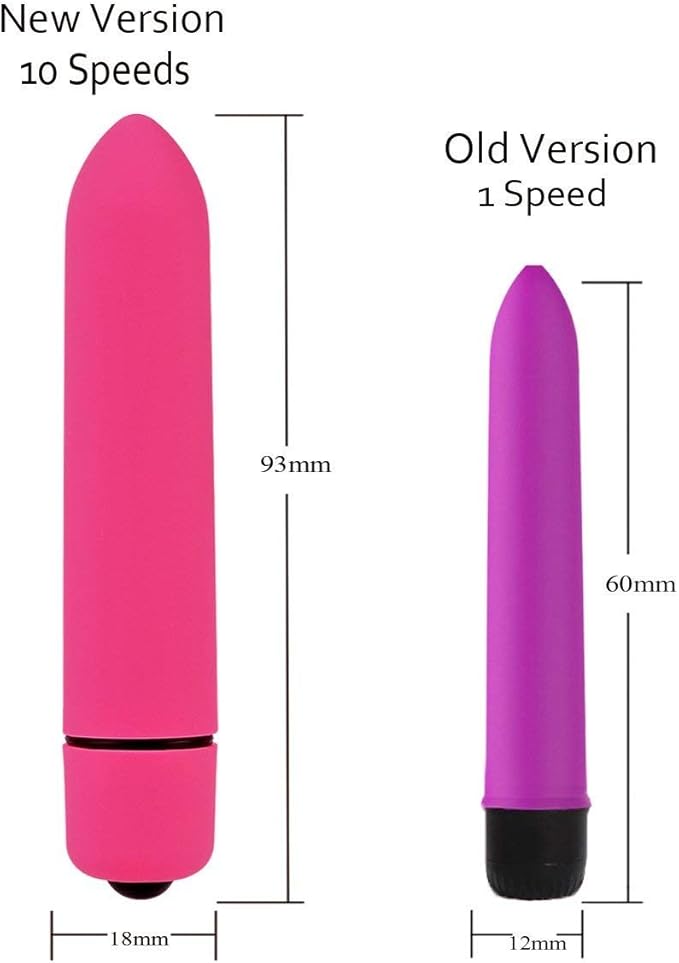 Vibrador, mini forma de la bala impermeable 10 Velocidad de ...