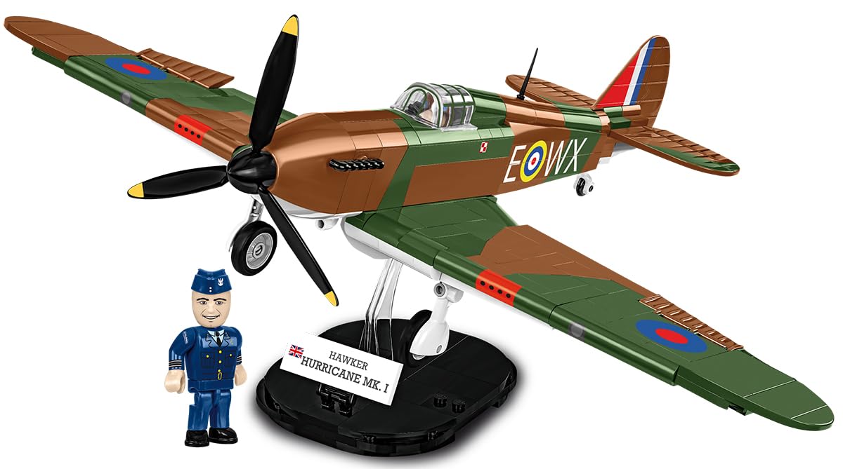 COBI Hawker Hurricane, 11.61 inches x 4.13 inches x 15.16 inches