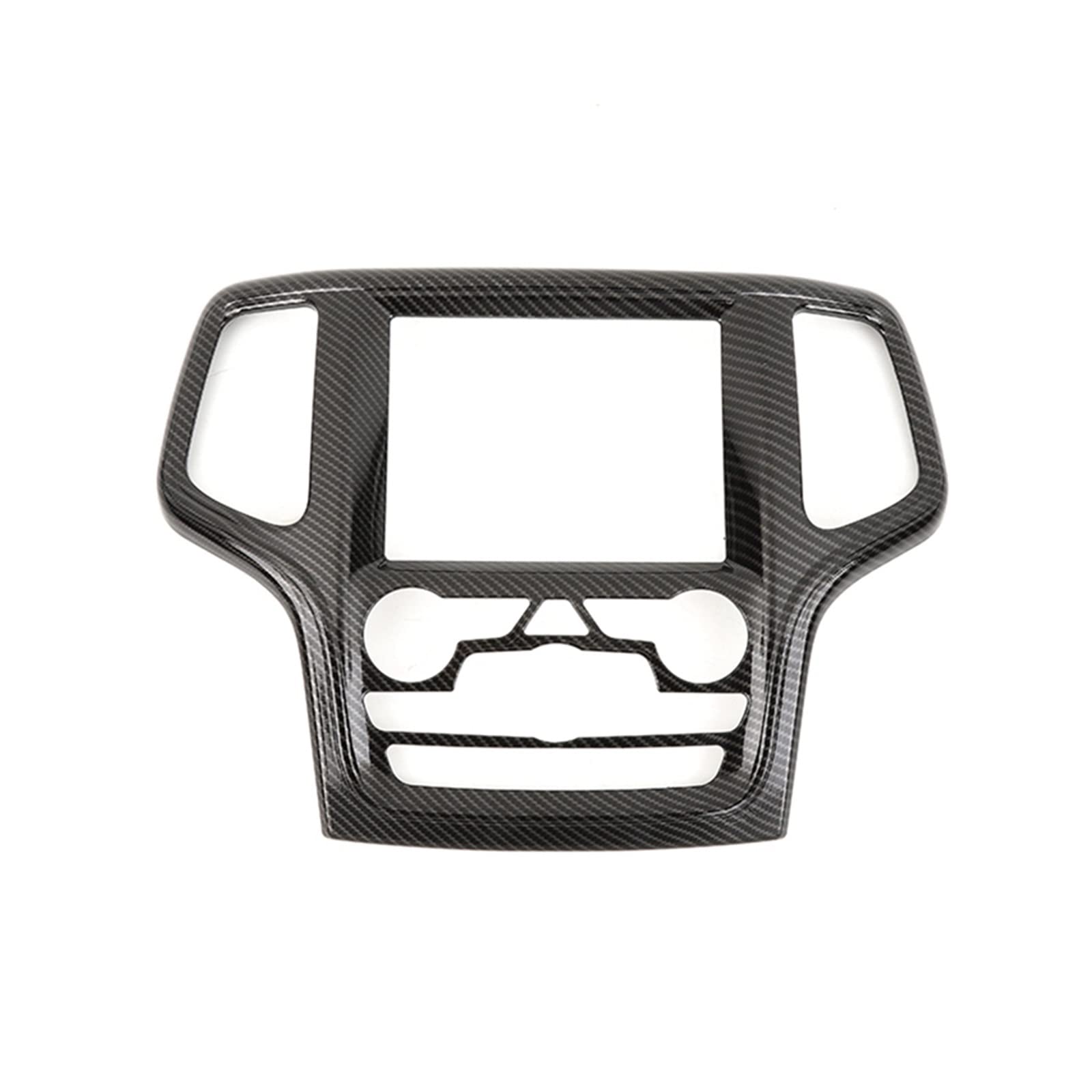 1 sztuk styl sportowy nawigacja samochodowa gps osłona panelu tapicerka pasuje do Jeep Grand Cherokee 2014-2018 Auto akcesoria do wykończenia straż zestawy naklejek
