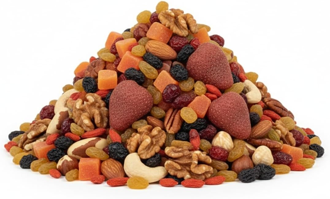 Premium Mixed Nuts & Berries | Almonds, Cashews, Walnuts, Pistachios, Hazelnuts, Raisins & Dried Fruits | Healthy Snack | High Protein & Antioxidants (5Kg)