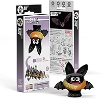 Vista 3 de EUGY Rompecabezas artesanal de papel 3D ecológico de murciélago 093