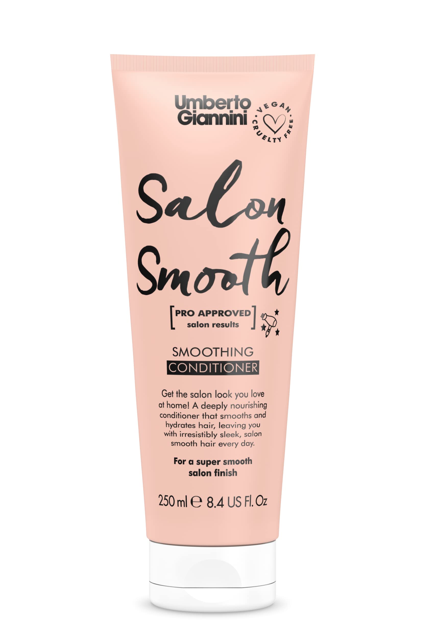 Umberto GianniniSalon Smooth Moisturising Conditioner - Hydrating, Shine Enhancing Conditioner - Defrizz and Straighten - Vegan & Cruelty Free