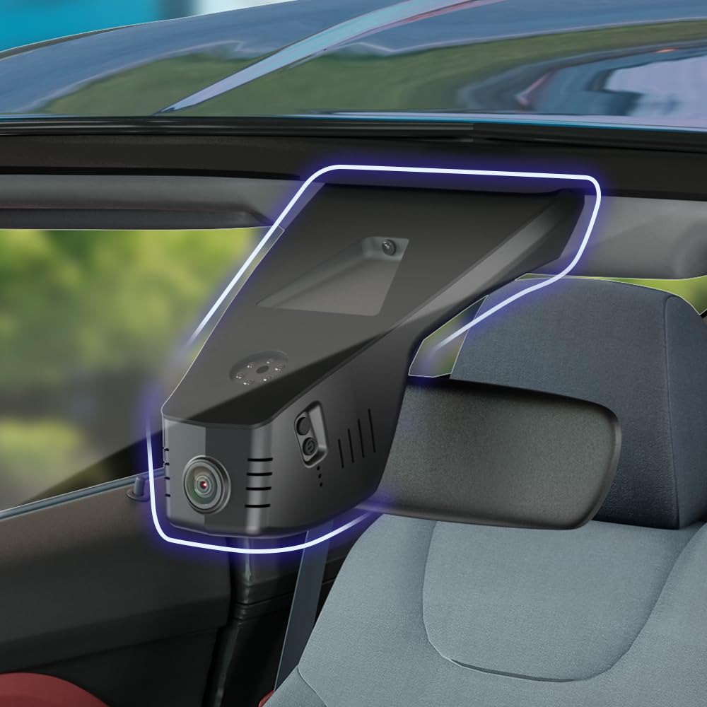 Fitcamx Dashcam 4K Adatta per Peugeot 208, e-208 2020 2021 2022 2023 2024 2025 (HD2-9316), OEM Cameras di Guida, UHD 2160P Video WiFi, G-Sensor, Registrazione Circolare, WDR, Plug&Play, Scheda da 64GB