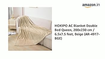 Buy HOKIPO AC Blanket Double Bed Queen, 200x230 cm / 6.5x7.5 feet ...