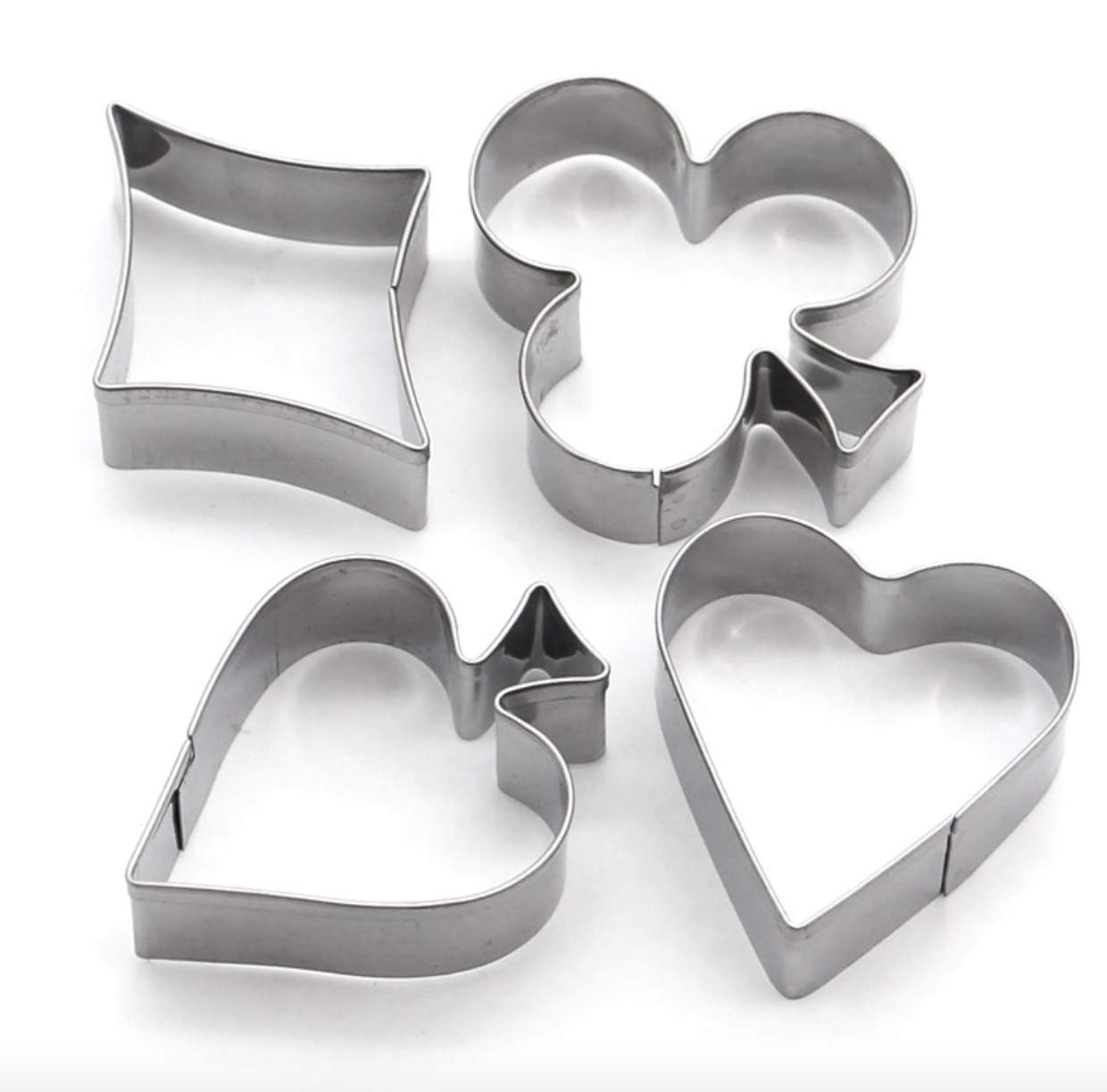 Amazon｜クッキー型 ハート ダイヤ クローバー スペード｜クッキー型